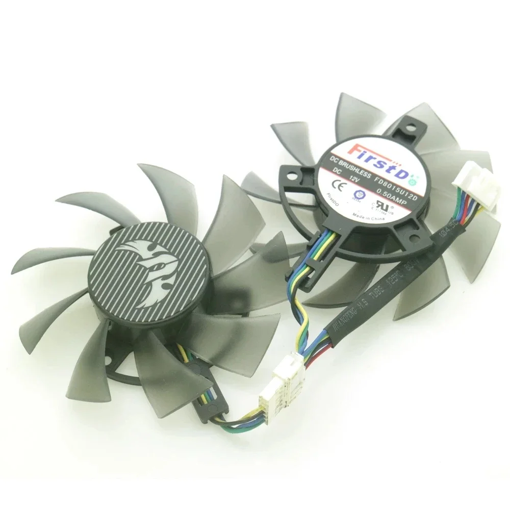 FD8015U12D T128015BU 75mm 39*39*39mm 0.50AMP 4Pin 4Wire For ASUS TUF-GTX 1660 1660TI Graphics Video Card VGA Fan