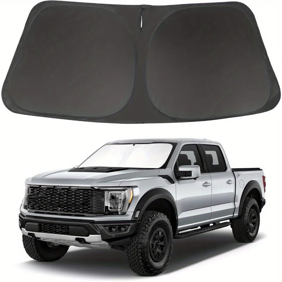 Parasol para parabrisas compatible con Ford F150 F-150 2021-2024 2025 (Lariat, King Ranch, Platinum, XL XLT Limited Raptor)