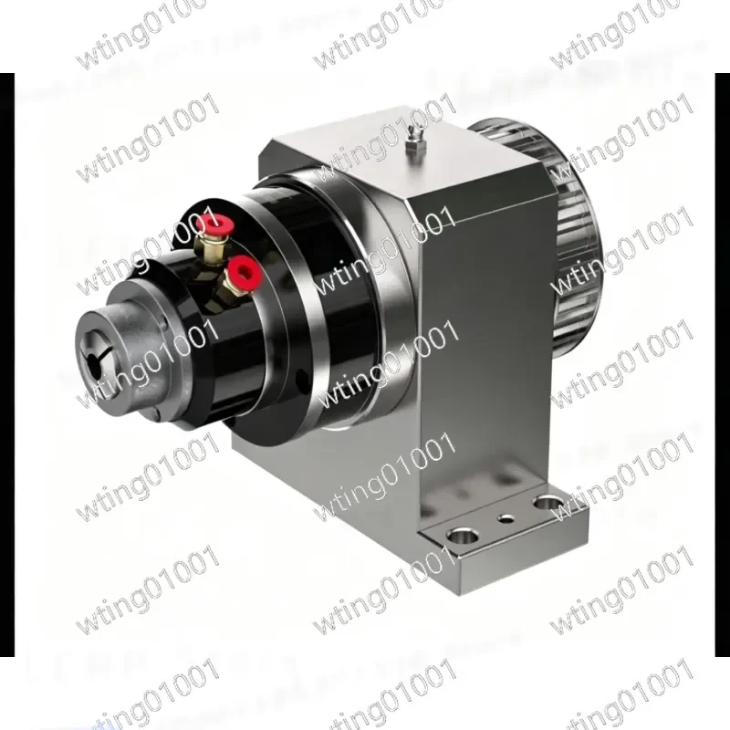 for Pneumatic Collet Spindle Heavy Duty Professional Compact Precision Hollow Rotary Shaft Assembly for CNC Milling Machine