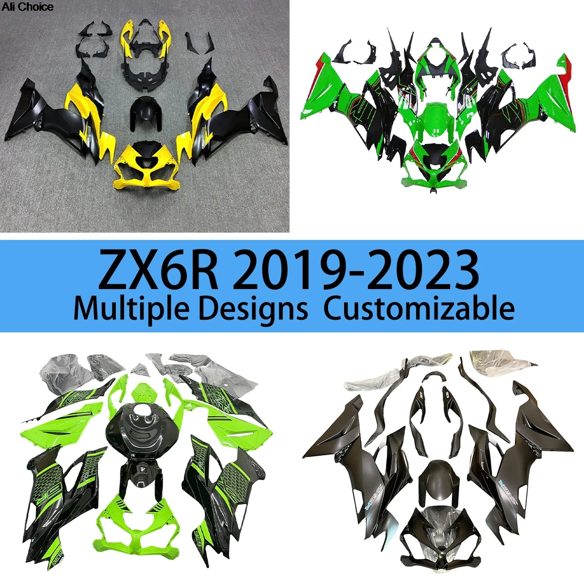 

Fairing Kit ZX6R 2019 2020 2021 2022 2023 Motorcycle Accessories Fairings for KAWASAKI 636 ZX 6R 19 20 21 22 23
