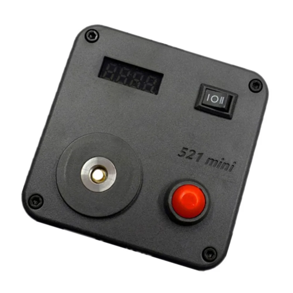 Lightweight 89g 521 Mini for V3 Ohm Meter for Vape Coil Builders Measures 0.01-9.99 Ohm with Clear Digital Display