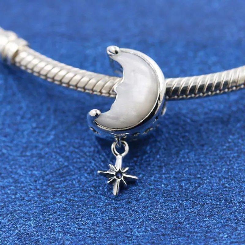 

Новинка 2025 года, бусины из стерлингового серебра 925 пробы, рождественский венок, воздушный шар, счастливая сумка, глазурованные бусины, аксессуары для самостоятельного изготовления, лунные бусины, подарок