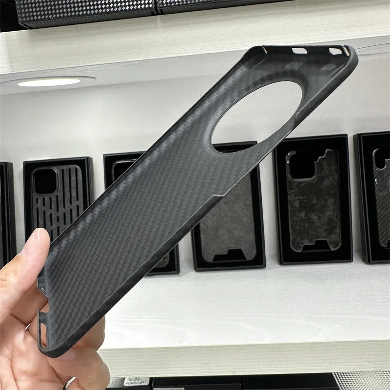 Luxury ultra light carbon fiber business frosted ultra-thin phone case for Honor Magic 6pro heat dissipation protection case