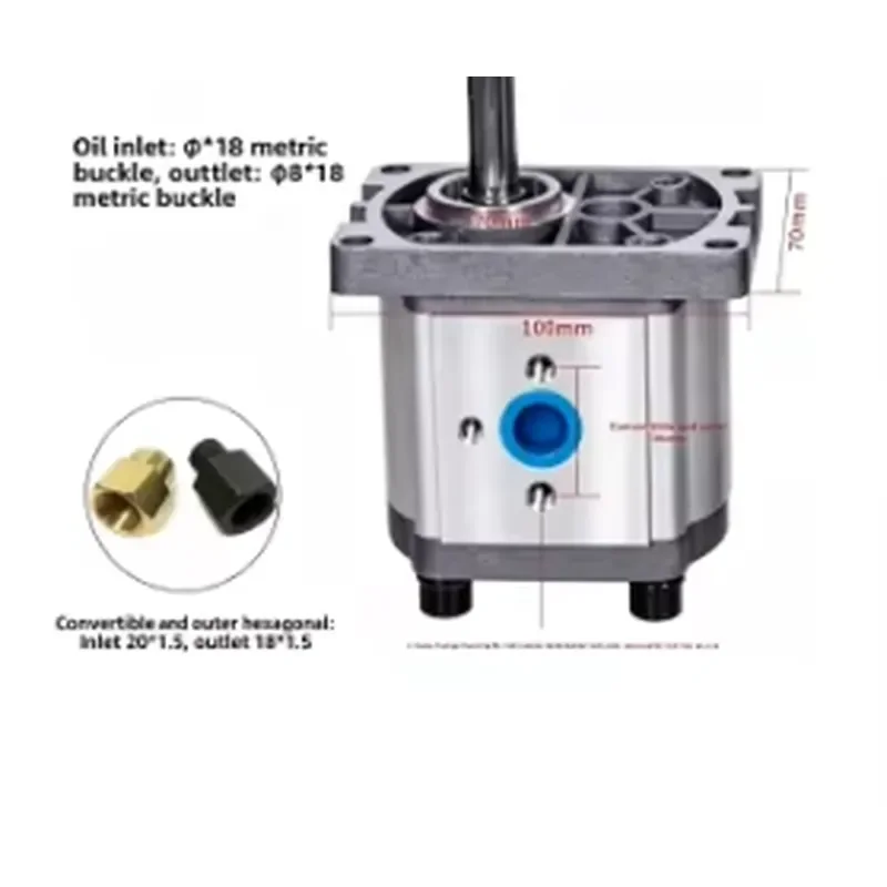 CBN F304 F306 F308 F310 F314 Hydraulic Gear Oil Pump Head High Pressure Durable Replacement for Industrial Machinery Auto