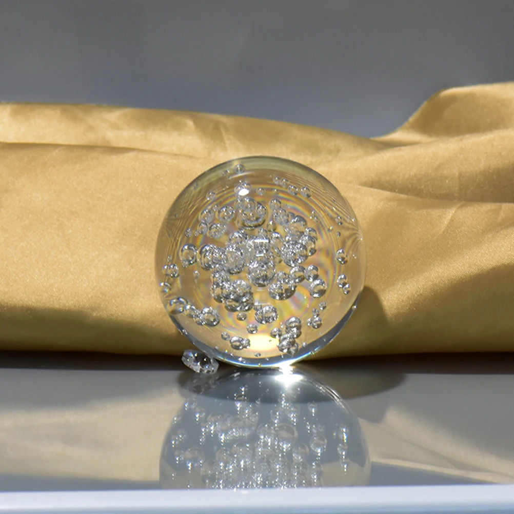

Crystal Ball 6Cm Glass Ball Rockery Decoration Creative Adornment Perfect for Car Table Showcase Stylish Gift