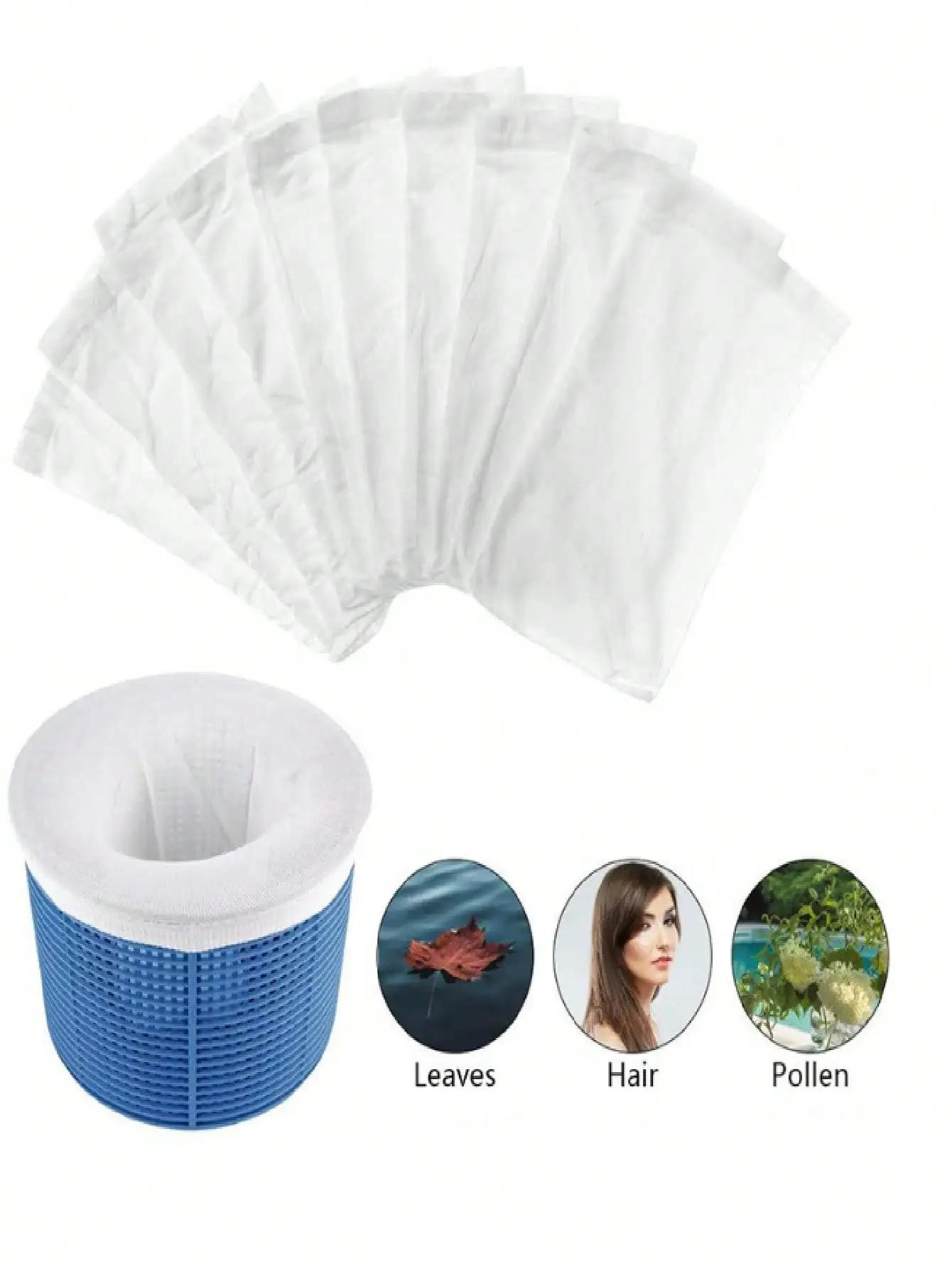 Pool Skimmer Filter Socks Cleans Debris Leaves For In-Ground Above Ground Swimming Pools
