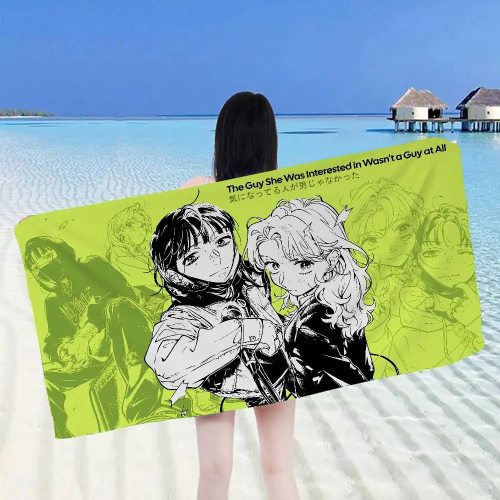 Popular GL Manga T-The G-Guy S-She W-Was I-Interested I-In W-WasnS Bath Towel Microfiber Soft Water Absorbing Breathable