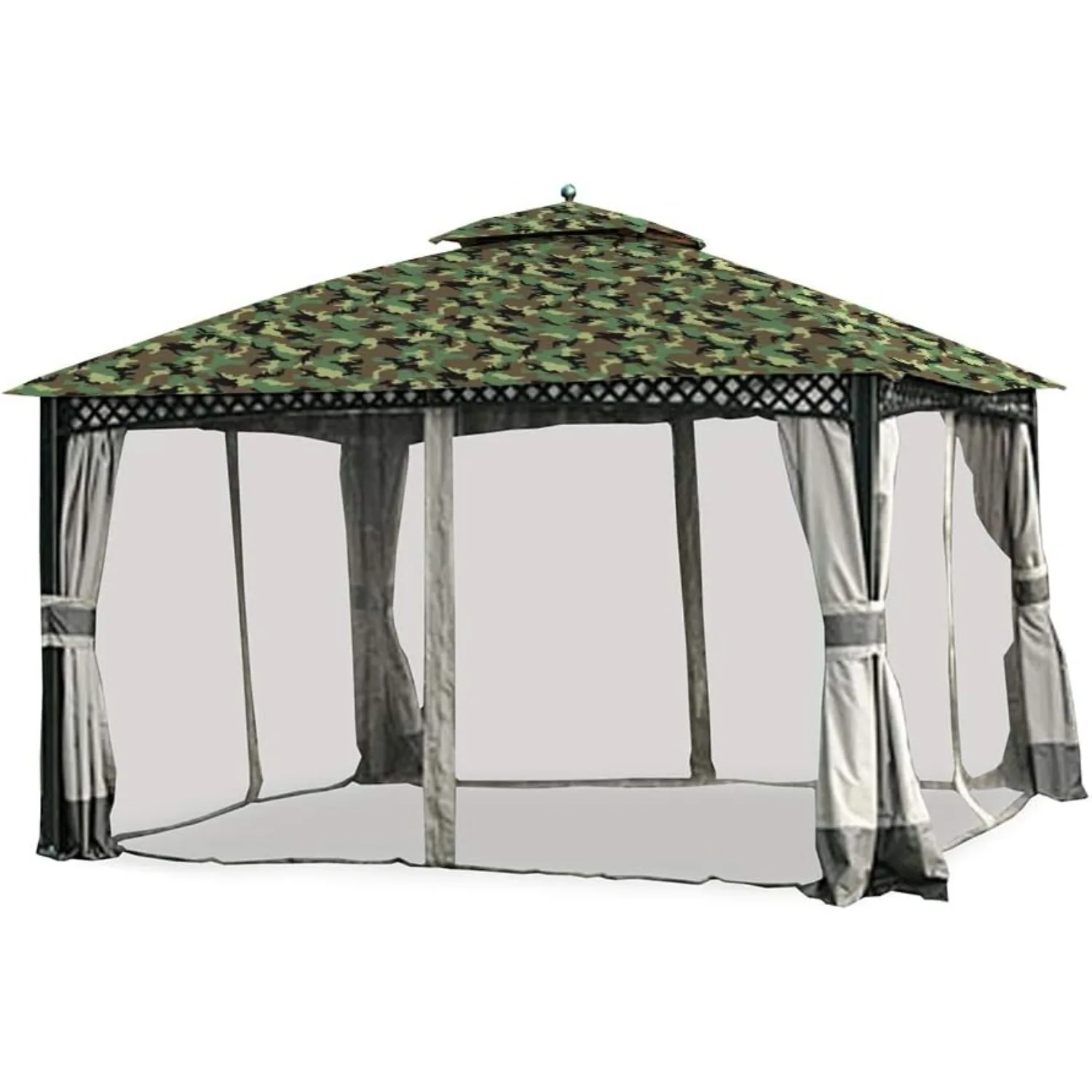 Replacement Canopy for The Windsor Gazebo - Standard 350 - Camo Green,153