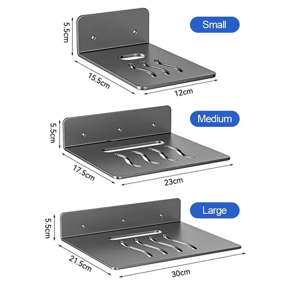 Metal Router Storage Rack Space-saving Wall Mounted CCTV Monitoring Bracket Non-Drilling Design Camera Supporting Holder