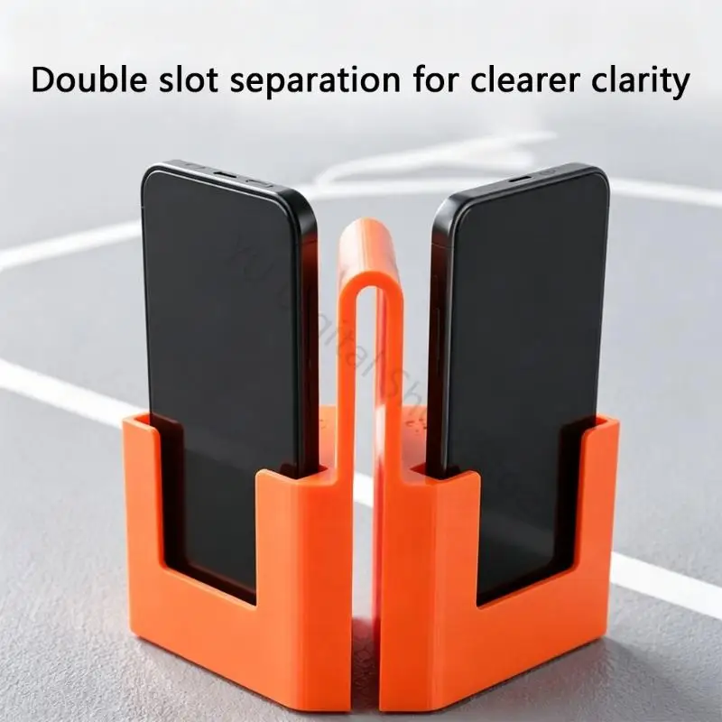 96BA Tennis Net Phone Holder with Open Hook Mount Phone Stand for Training Video