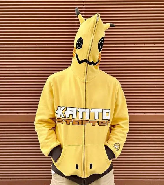 Pokemon Demon Gengar Kid Adult Hoodies Jacket Vintage Zip Up Oversized Sweatshirt Gothic Harajuku Alt Y2k Streetwear Toys