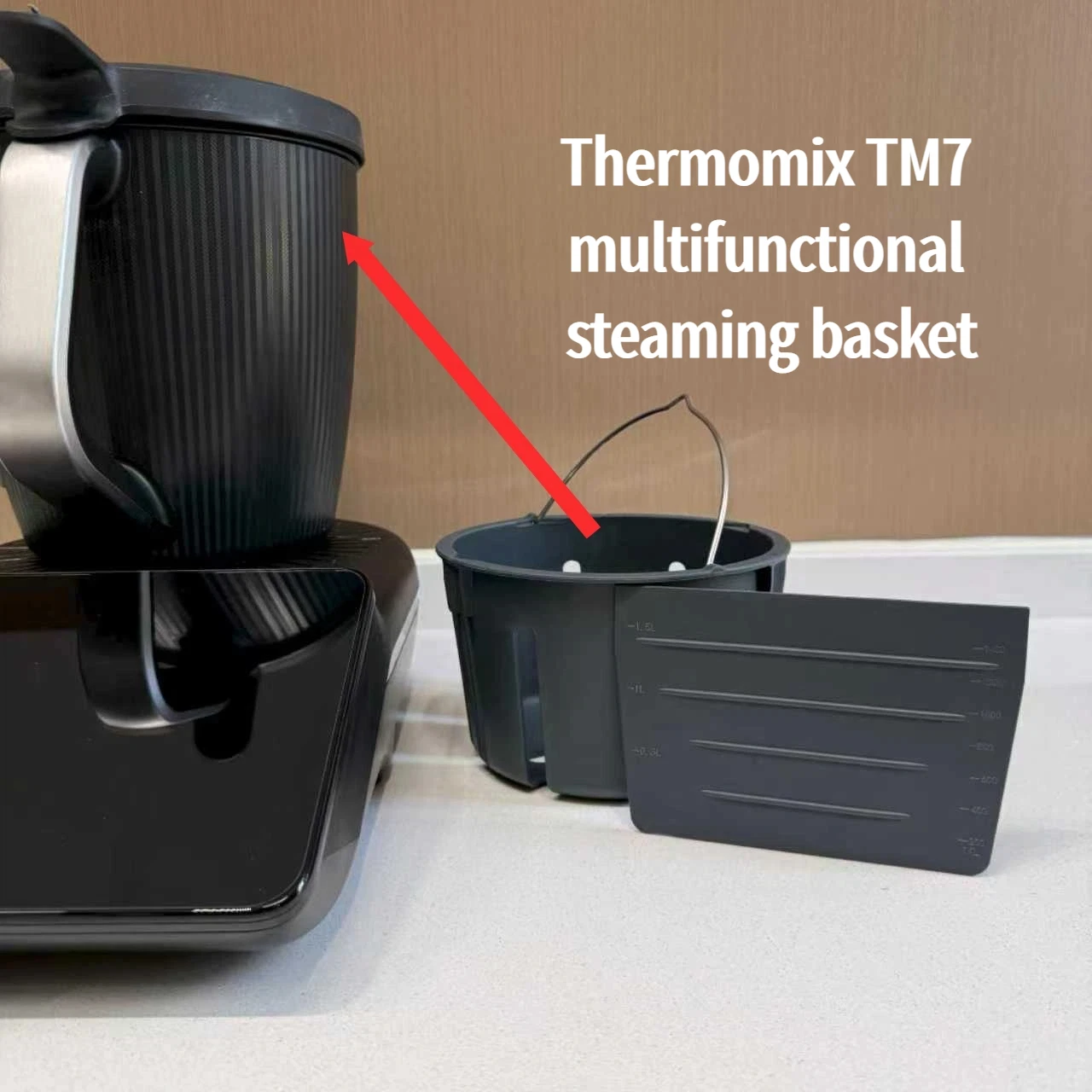 

Многофункциональная корзина для приготовления на пару для Thermomix TM7, многофункциональная корзина для мытья овощей - разборная корзина для приготовления пищи.