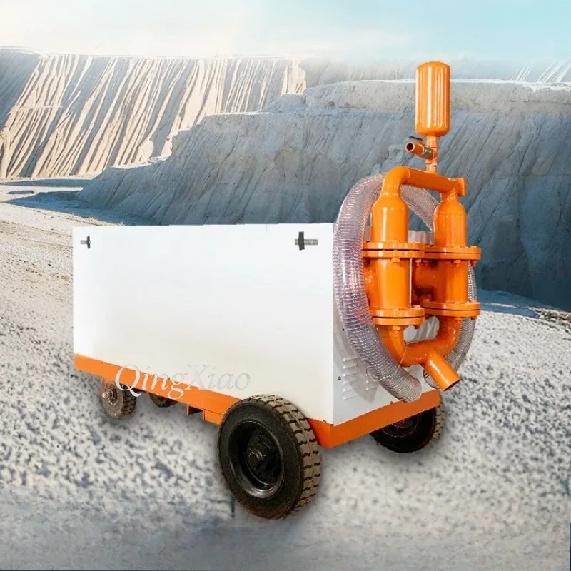 High Pressure Double Cylinder Double Liquid Mortar Pump For Foundation Pit Tunnel Rock Stratum Cement Slurry Grouting Tool