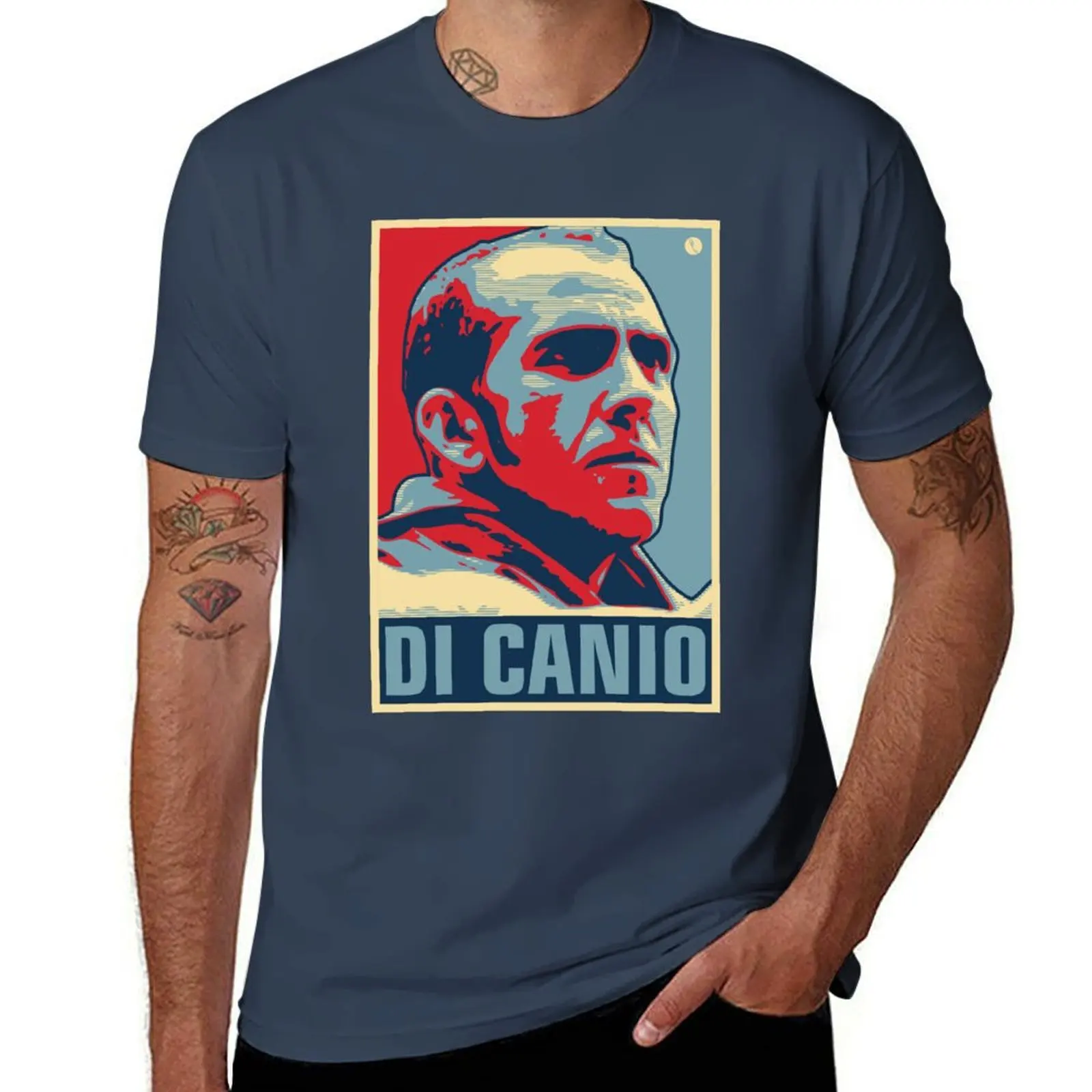 Canio Di T-Shirt Basic Short Sleeve Cotton Blend T-Shirt