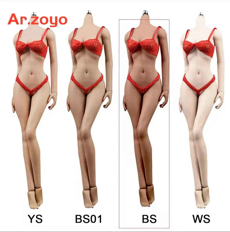 JIAOU DOLL 1/6 Super-Flexible Body Loli Girl Mid Bust Seamless Body JOQ-15C Female Pink/Pale/Suntan Action Figure Toy