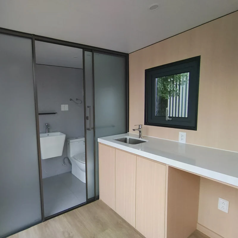 تم تركيبها بسرعة منزل كبسولة وحدات فاخرة قابلة للفك لمتجر المكتب في الهواء الطلق ومستودع حديقة منتجع الفندق #3