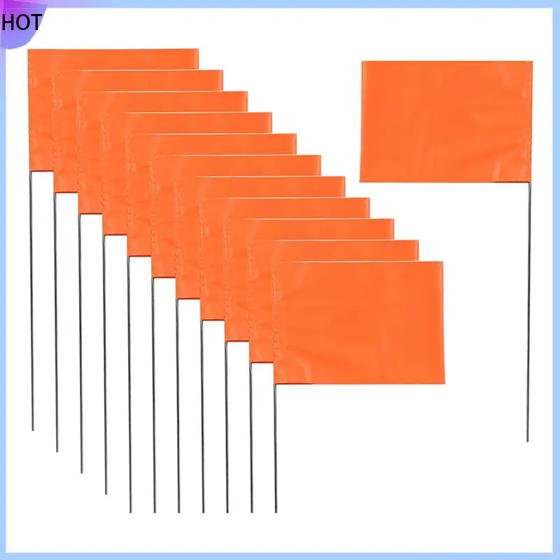 

B45C 150Pack Marking Flags, Orange Yard Flags 15X4x5inch, Marker Flags, Lawn Flags Markers, Irrigation Flags, Landscape Flags