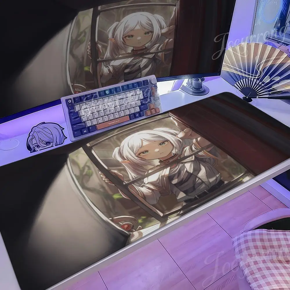 

Anime Frieren Mouse Pad 1000x500 Hot Anime Taro Sakamoto Days XXL Large Gaming Non-slip Office Keyboard Mats Desk Mat