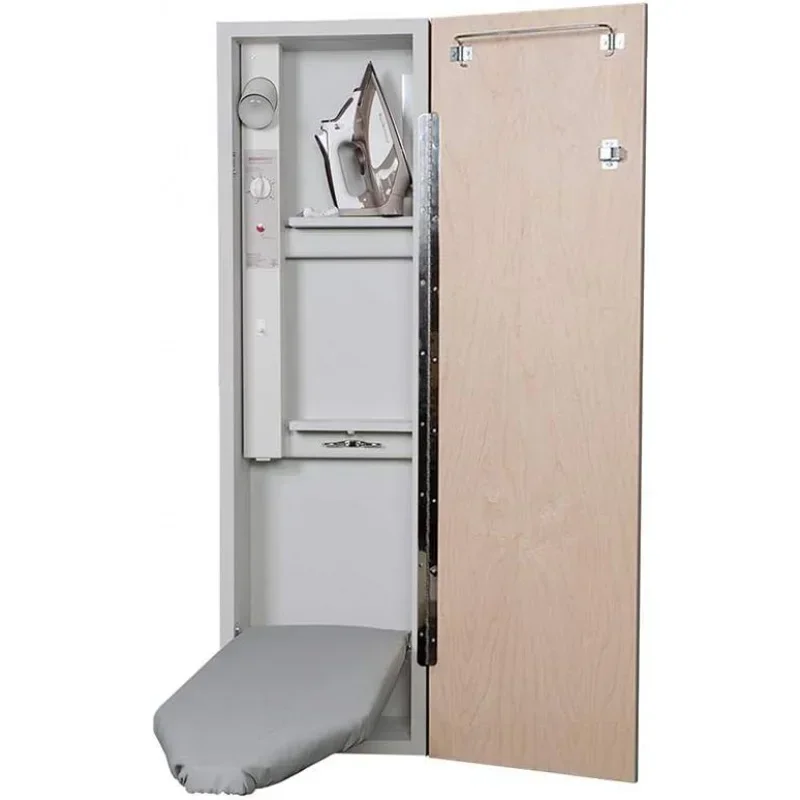 

# Iron-A-Way Built-In Ironing Center With 42 Inch Ironing Board, Electrical System, Hot Iron Storage And Flat Maple Veneer Door
