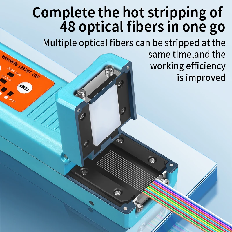 Pince à dénuder thermique pour Fiber optique AUA-M9, outil de découpe à chaud pour ruban, dénudage de fil de câble multi-noyaux en Fiber chauffée