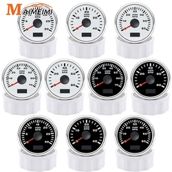 52mm Tachometer With Red Backlight 3000/4000/6000/7000/8000RPM Tacho Gauge Sensor M16 M18 for 12V Gasoline Diesel Car Boat Yacht
