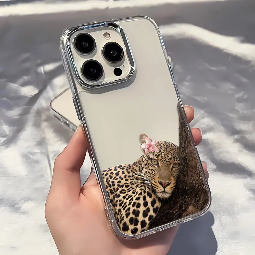 Phone Case For Samsung Galaxy A57 S26 S24 Plus S25 S23 Ultra A55 A56 A36 A37 A17 A26 A06 Melancholic Cheetah Animals Soft Cover