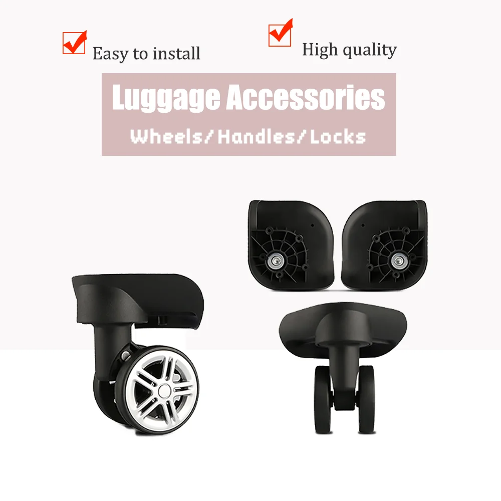 Ultra-Smooth 360°W139 Silent Spinner Wheels for Suitcases – Durable & Quiet Rolling
