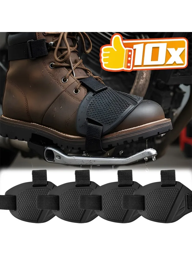 Coussinet de protection universel pour levier de vitesse de Moto, coussinet de protection pour bottes de cavalier, chaussettes de levier de vitesse, accessoires de Moto antidérapants