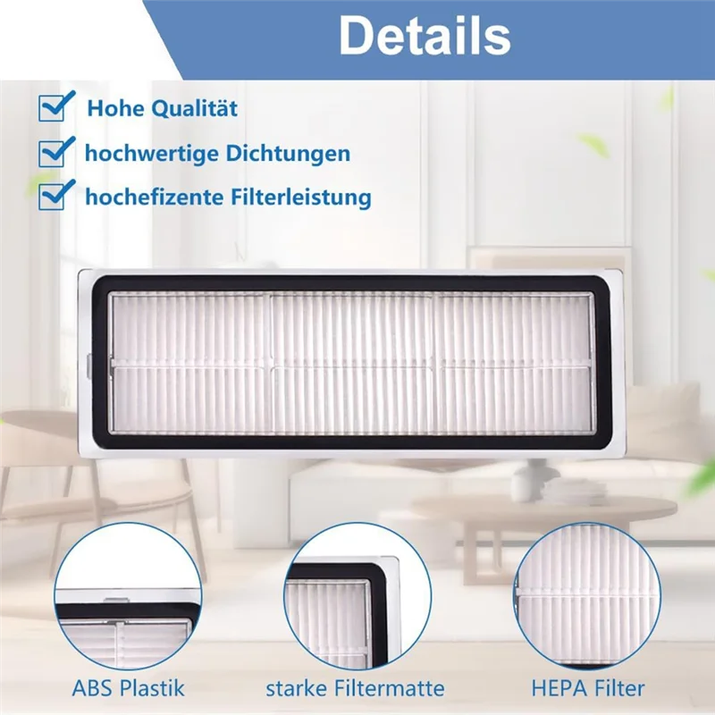 

A83I-For Dreame L10s Ultra / L10 Ultra / Xiaomi X20+ Main Side Brush Hepa Filters Mop Cloth Dust Bags Robot Vacuum Cleaner