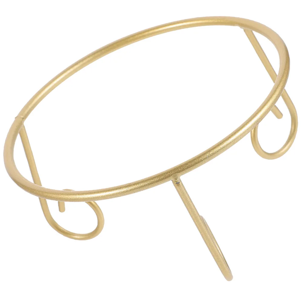 

Ball Display Stand Basketball Shelf Organizer Golden Metal Holder for Collection