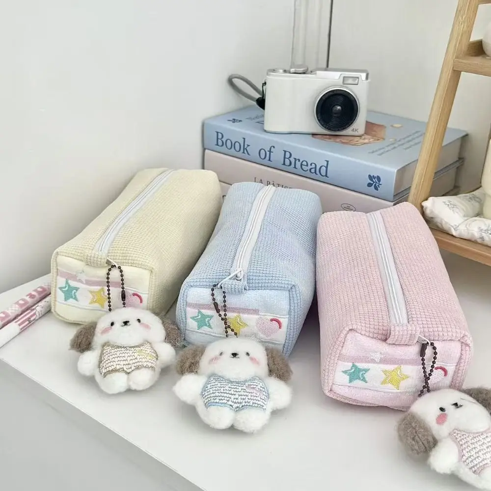 

Многофункциональная сумка для ручек с кремовым сэндвичем, портативная большая вместительная сумка для хранения канцелярских принадлежностей, пенал, подарок студентам