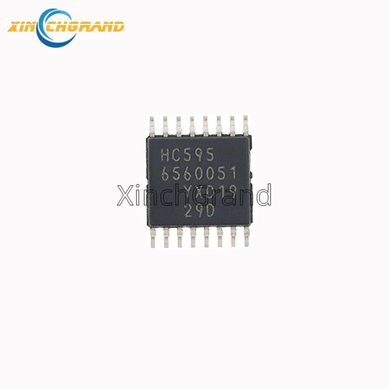 10 buah Register SOP-16 Register TSSOP-16 74HC595 SMD 8-Bit seri atau Output paralel Register pergeseran baru asli