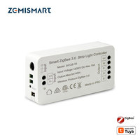 Zemismart Zigbee 3.0 Smart Strip Light Driver RGB RGBW LED Strip Controller DC12V APP Control Work with Tuya Smartthings