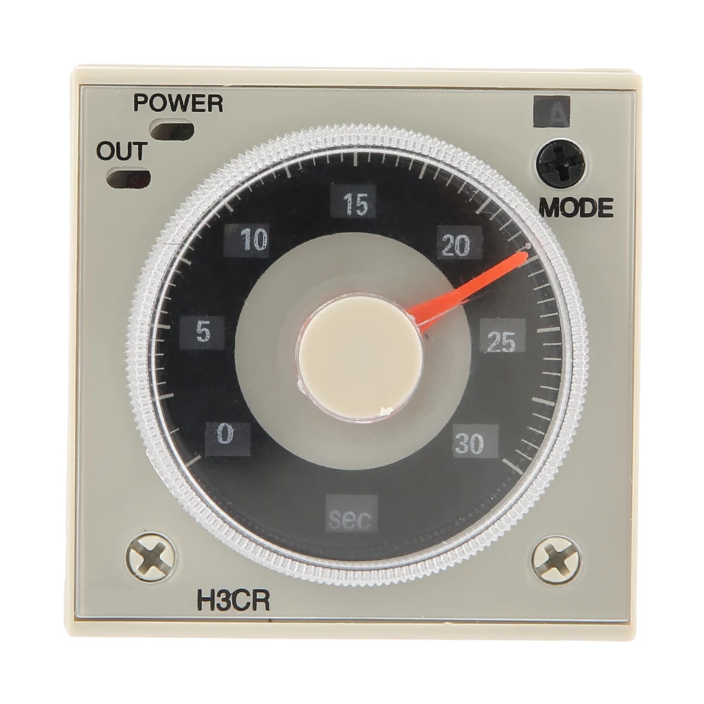 H3CRA Delay Timer Relay 0.5S300H Knob Control Time Relay 11Pin AC220V