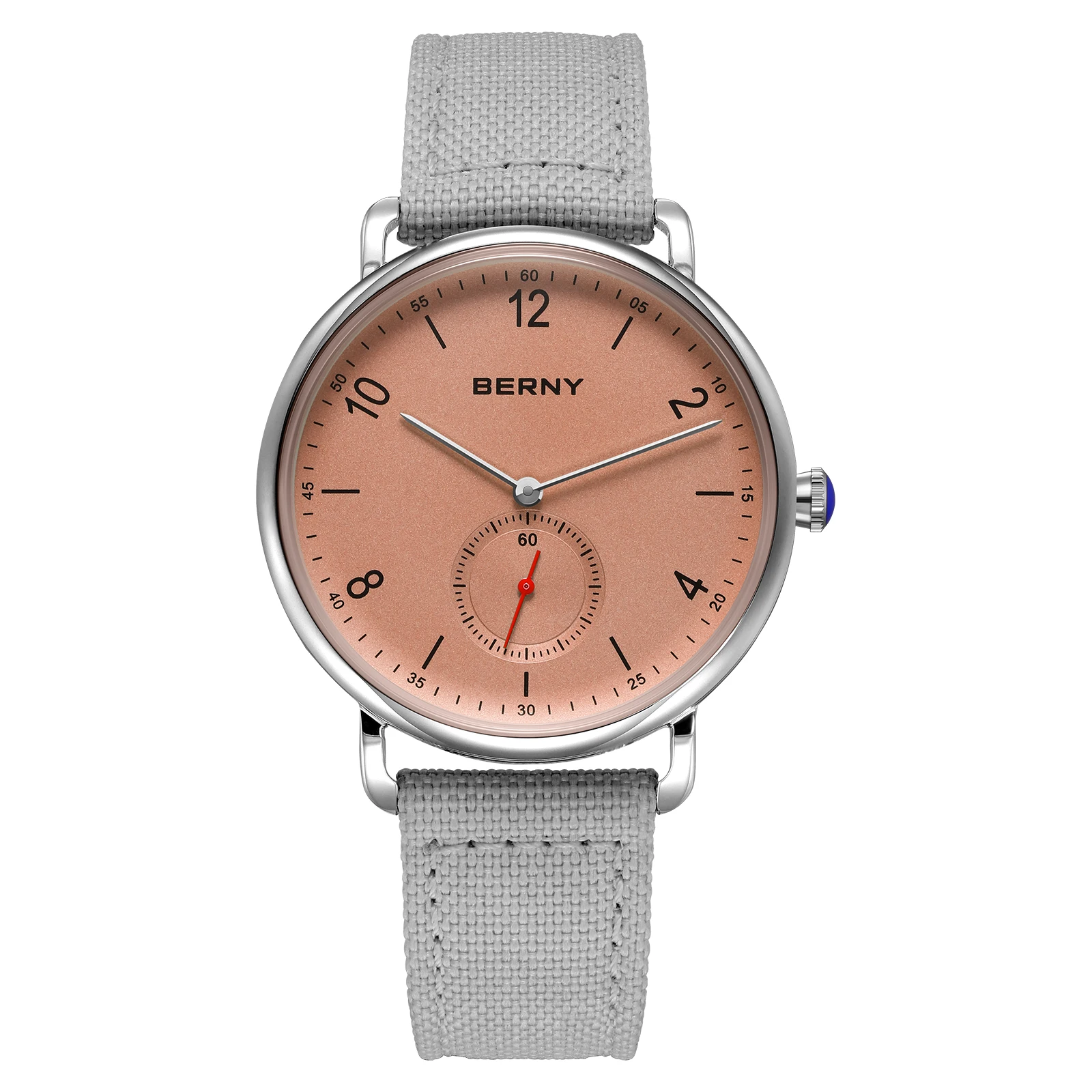 BERNY Quartz Men's Watch Casual Simple Wristwatch Versatile Ultra Slim Business Wristwatch Top Brand Luxury Fashion Men's Watch