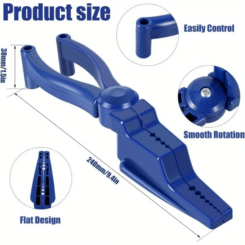 3-Piece Set of Nail Clamps, Manual Nailer, Nail Fixing Tool, Auxiliary Pliers, Safety Hand Guard, Multifunctional Manual Nail Tool