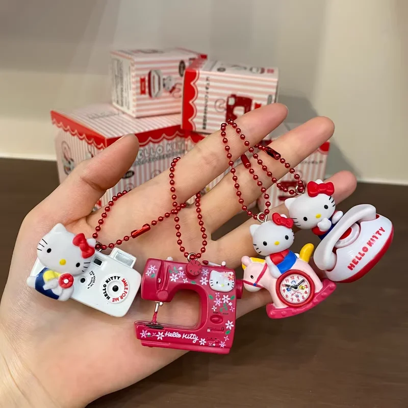 ของสะสมเฮลโลคิตตี้ฉลองครบรอบ 50 ปี ทอมี่ ซานริโอ กาชาปอง พวงกุญแจวินเทจ กล้องแคปซูล จี้ขนาดเล็ก ของขวัญวันเกิด