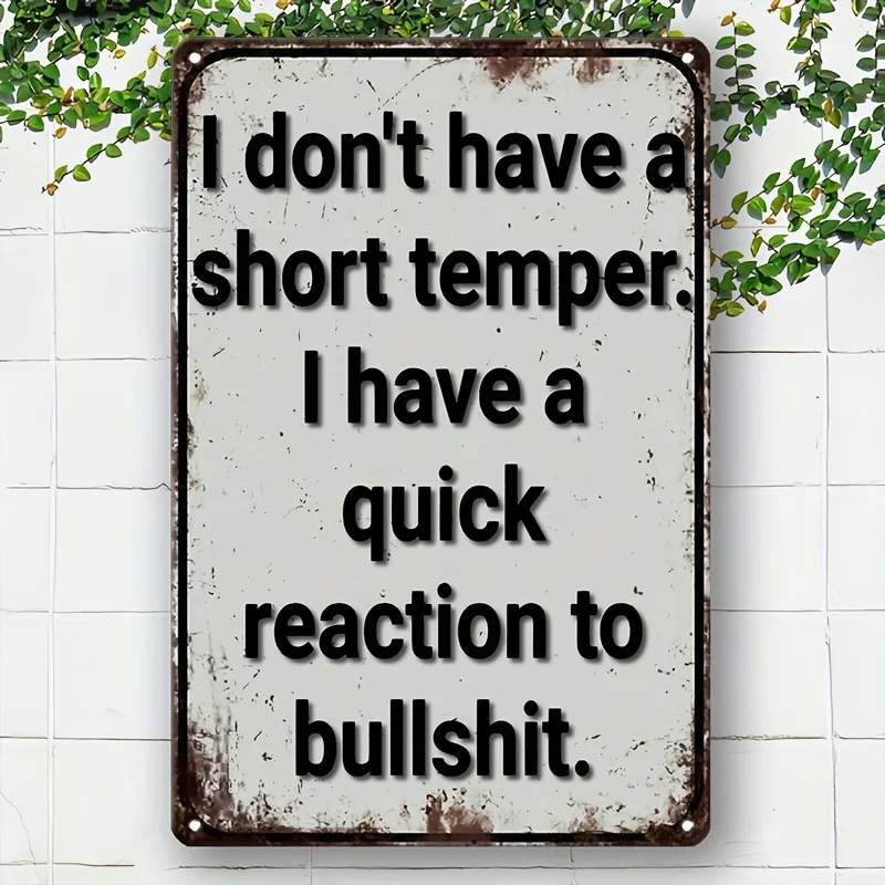 Vintage Metal Sign 
