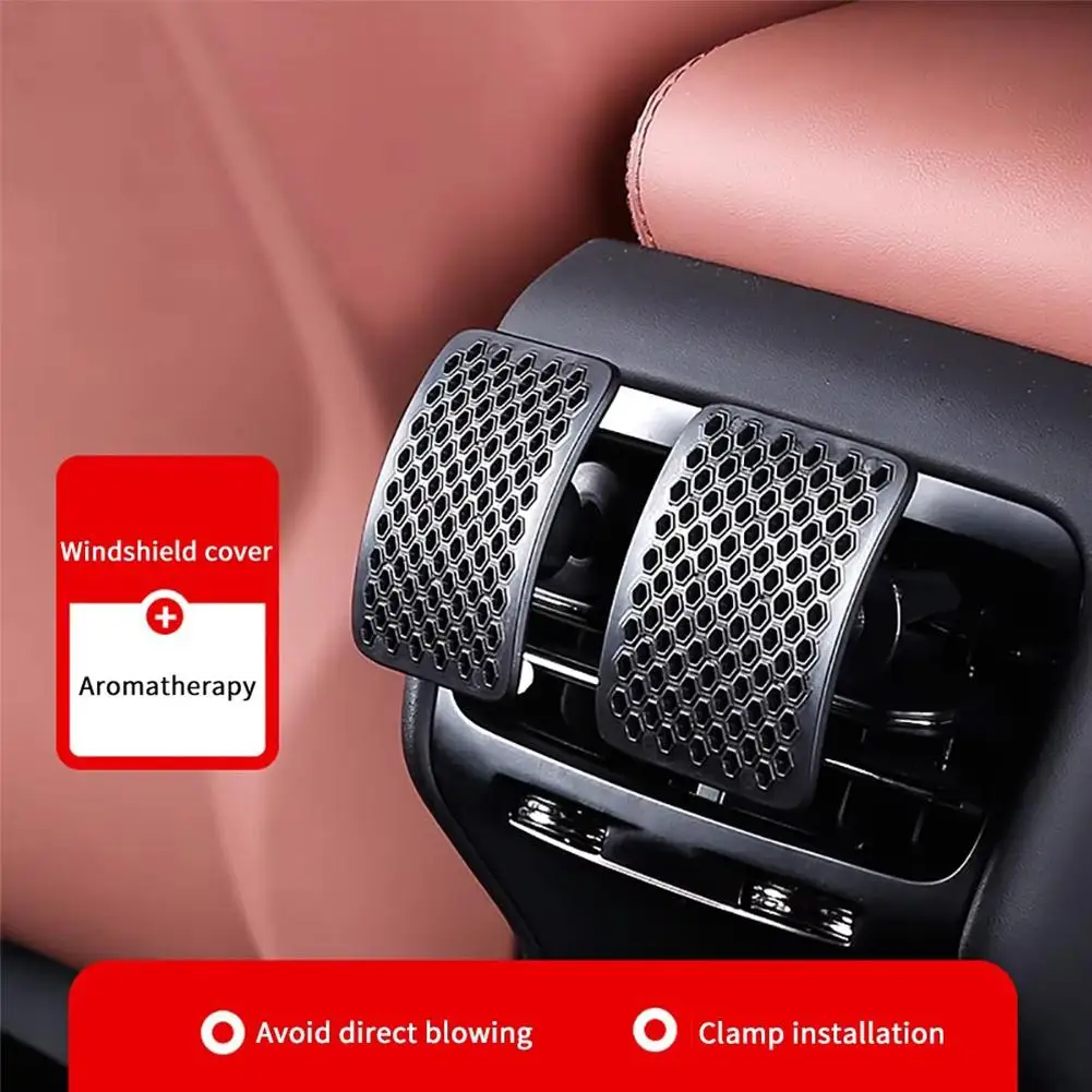 ABS Cars Air Conditioner Windshield Automotive Air Outlet Anti-direct blowing Aromatherapy Diffuser For Car Accessories