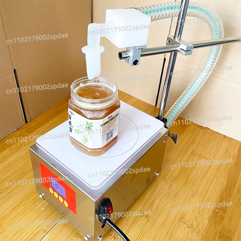 5KG Smart Honey Filling Machine 2025 New Commercial Gear Pump Driving Input Honey Liquid Automatic Max Filler Food Processor