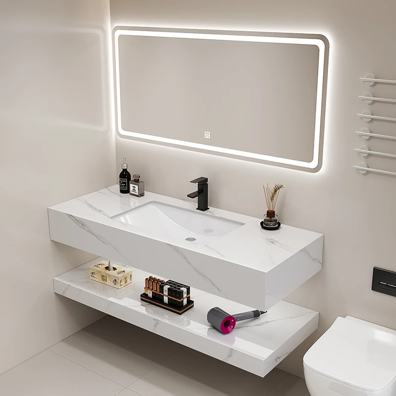 

Organizer Mirror Bathroom Cabinet White Modern Jewelry Skincare Accessories Cupboard Display Partitions Gabinete Home Furniture