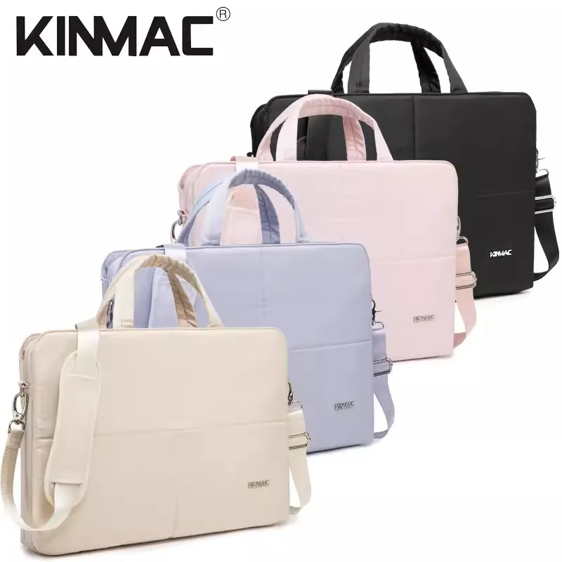 Kinmac Brand Lady Laptop Bag 13,14,15,15.6,16 Inch Women Man Shoulder Handbag Messenger Case For Macbook Air Pro Dropship,KC27