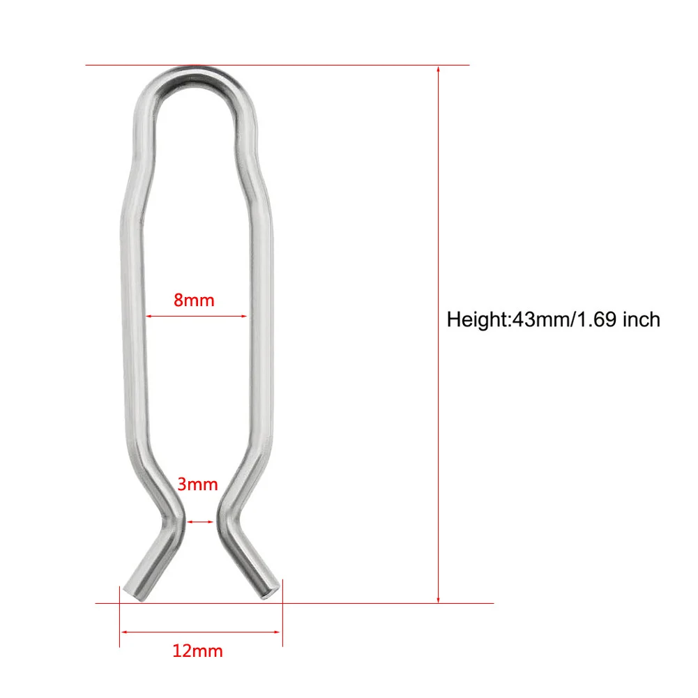 304 SS Spring Clamps for Karcher K3 K4 K5 K6 Pressure Washers Hose Pipe Secure Attachment Clip 5 pcs or 10 pcs