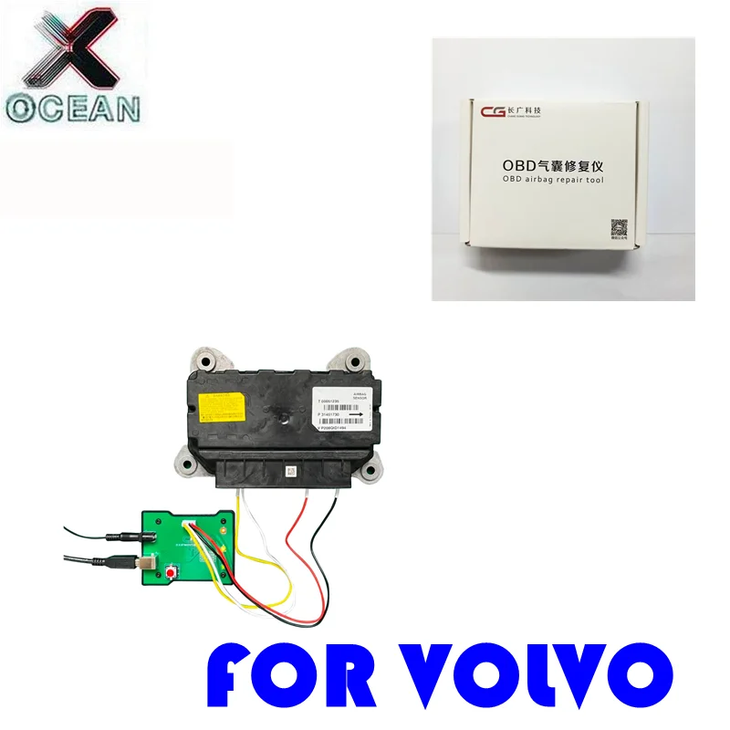

Newest Airbag ECU Reset Clear the Collision Memory No Welding/No Opening The Cover CG For Volvo TMS570 OBD Airbag Reset Tool