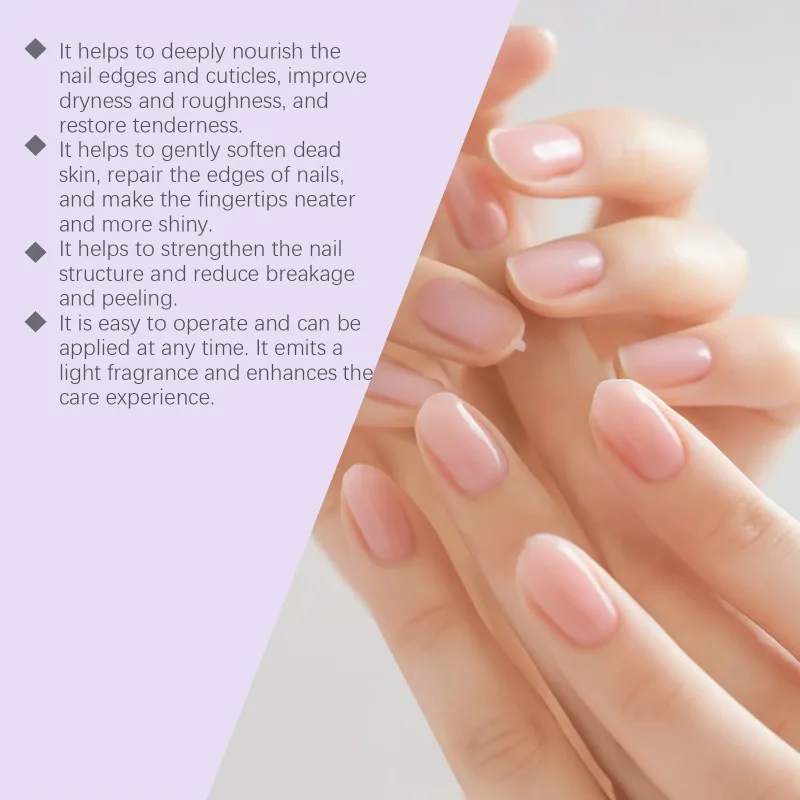Jaysuing Cuticle Nail Oil Pen Nail Essence Pen Nourish Repair Strengthen Nails Soften Quick Dry Moisturizing Nail Serum Care Pen