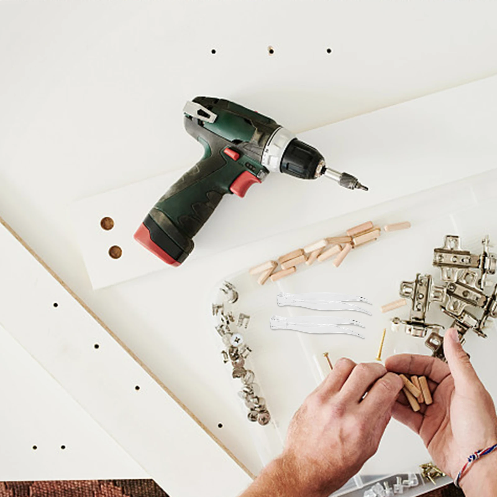 แหนบพลาสติกแบบพกพา 25 ชิ้น ดีไซน์โค้งตามหลักสรีรศาสตร์ สำหรับแต่งหน้า ถอดมาส์ก ใช้กับพาเลท ชั่งน้ำหนัก จัดเก็บของชิ้นเล็ก