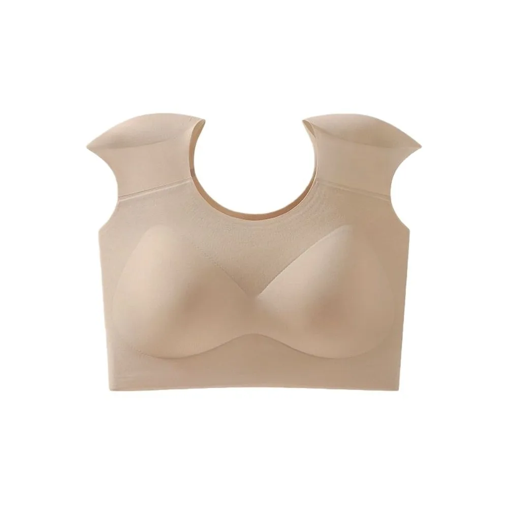 Invisible Right-angled Shoulder Underwear Anti-sagging Wireless Shoulder Pad Bra Thin Shockproof Underwear for Women