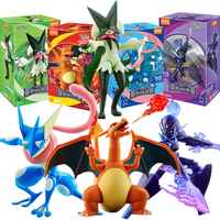 Original Blokees Pokemon Charizard Greninja Meowscarada Ceruledge Pikachu Blind Box Building Blocks Action Figure Anime Doll Toy