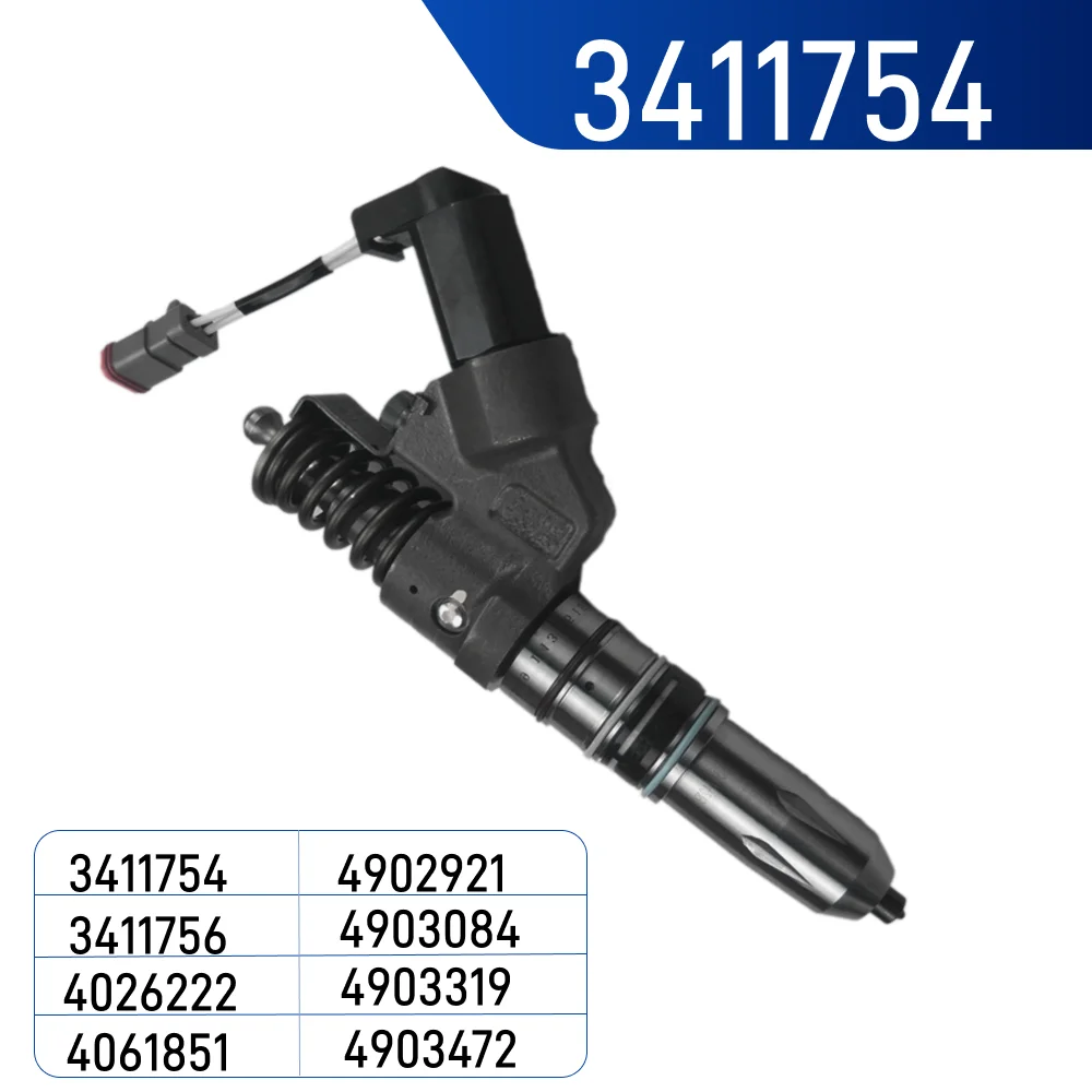 Diesel Fuel Injector 3411754 3411756 4026222 4061851 4902921 4903084 4903319 4903472 For Cummins M11 QSM11 ISM11 Engine