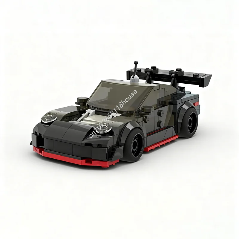 

373 шт. MOC немецкий спортивный автомобиль GT3 R City Champions суперкар модель строительные блоки сборка DIY развивающие игрушки рождественские подарки